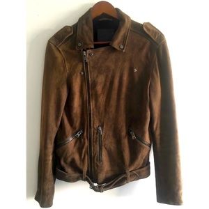 Allsaints Takeo Suede Biker xs